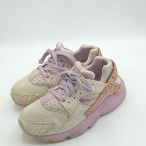 Nike Huarache Run SE GS Kids Size 4.5Y Arctic Pink Corduroy